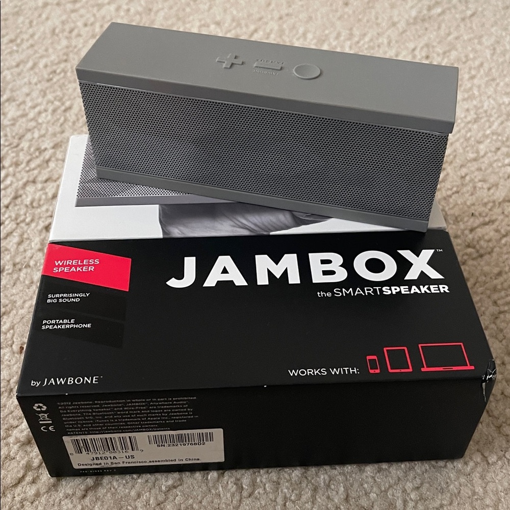 Jambox Portable Wireless Speaker - Gray